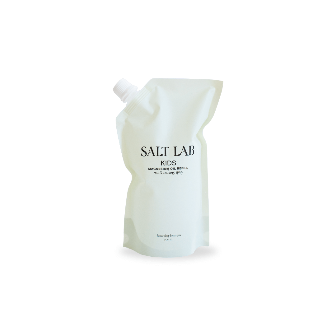 KIDS Magnesium Oil Refill Pouch 500ml - 15 Pack - Salt Lab
