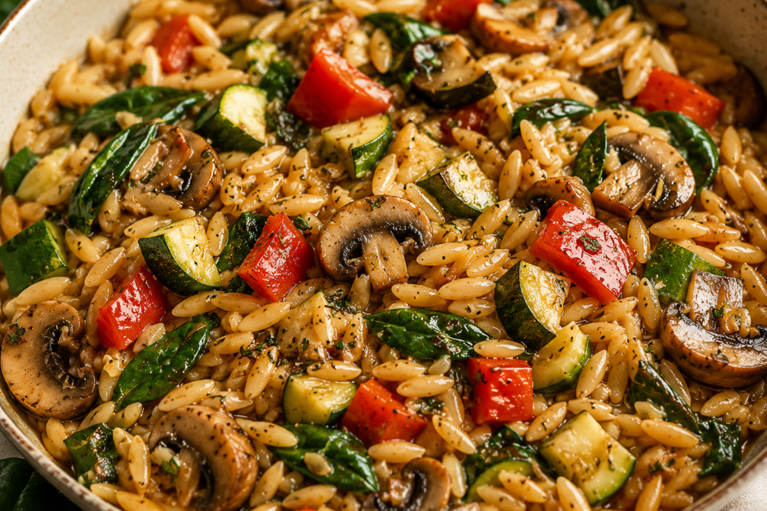 Recipe: 20 minute Vegetarian Risoni