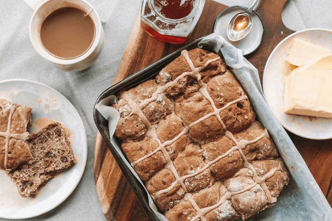 Healthier Magnesium-Rich Hot Cross Buns - Salt Lab