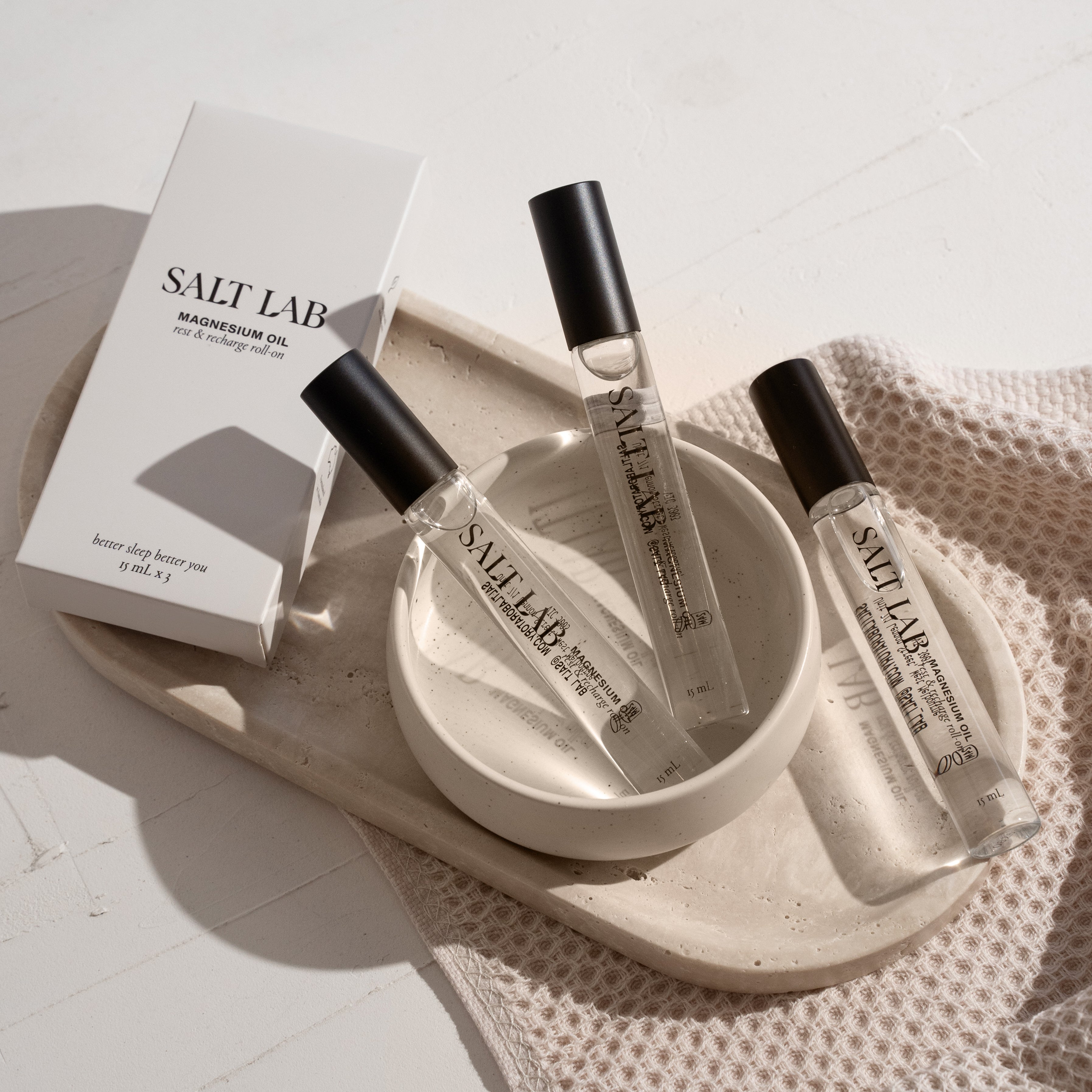 Salt Lab Cream Salt Lab | 3 Pack Roll On Magnesium Oil