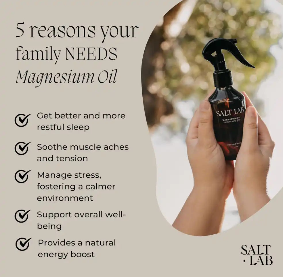 Magnesium Oil Spray 200ml - Salt Lab
