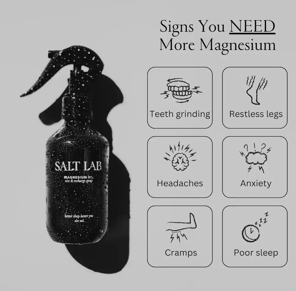Magnesium Oil Spray 200ml - Salt Lab