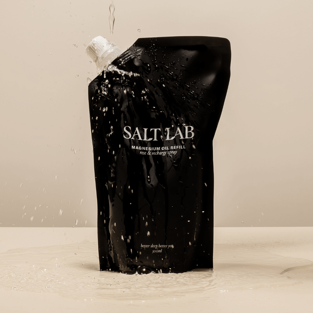 Magnesium Oil Spray Refill Pouch 500ml - Salt Lab