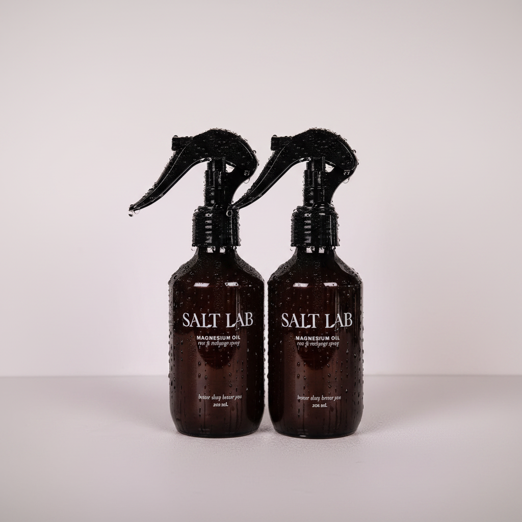 Salt Lab Magnesium Oil - Wide Shot Two Bottles