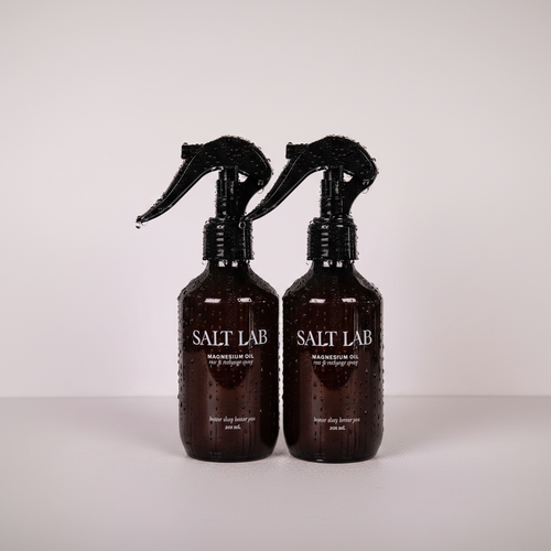 Salt Lab Magnesium Oil - Wide Shot Two Bottles
